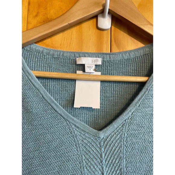 Size Medium J Jill Blue Women's Sweater & Sweatshirt - Picture 3 of 3